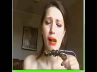 [ Poop  XXX ] Sexy teen eats a huge smelly shit.